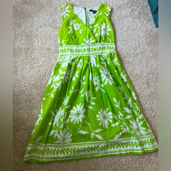 Chadwick’s Sz 8 Green Sleeveless Dress - Picture 4 of 5